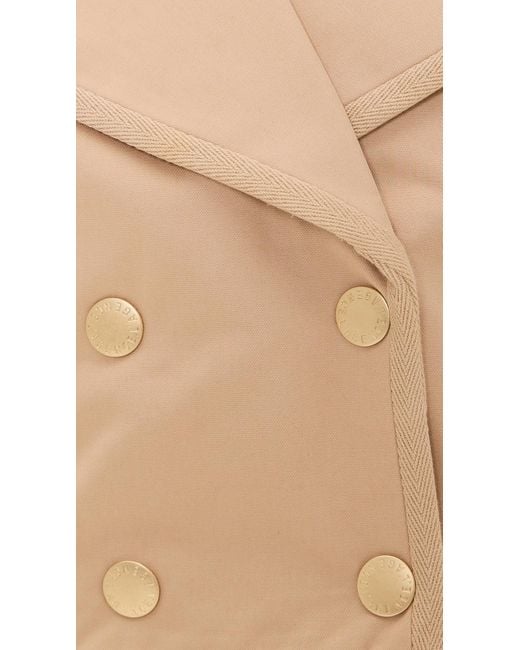 L'Agence Blue Kento Crop Trench Coat