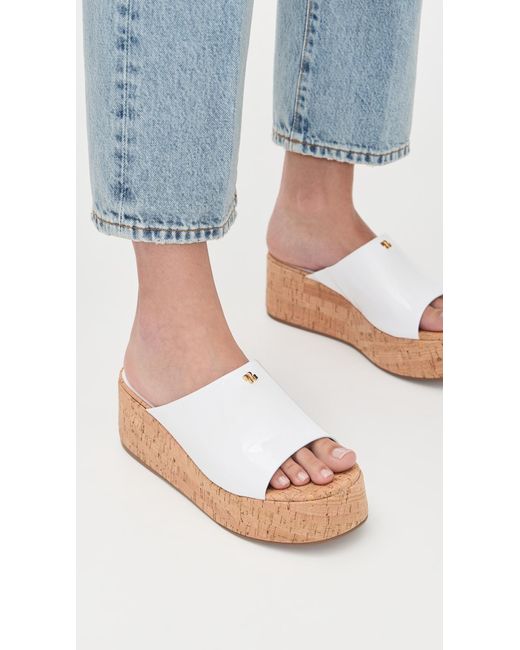 Larroude White Charli Sandals