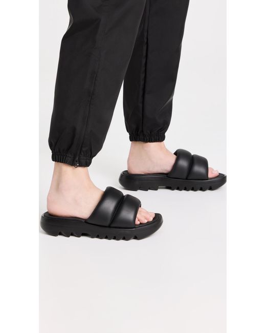 Reebok Cardi B Slide Sandal in Black | Lyst Canada