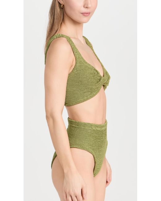 Hunza G Green Jamie Bikini Set