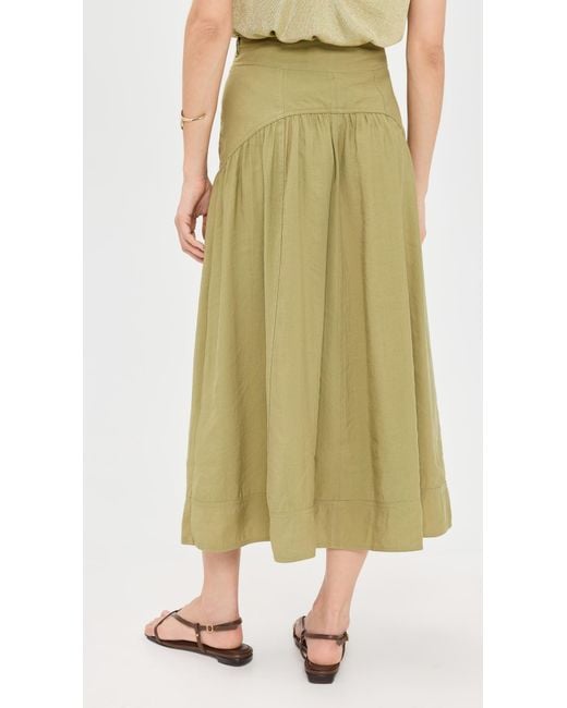 Ba&sh Green Donia Skirt