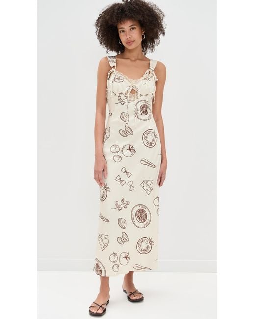 Bailey Rose White Midi Dress