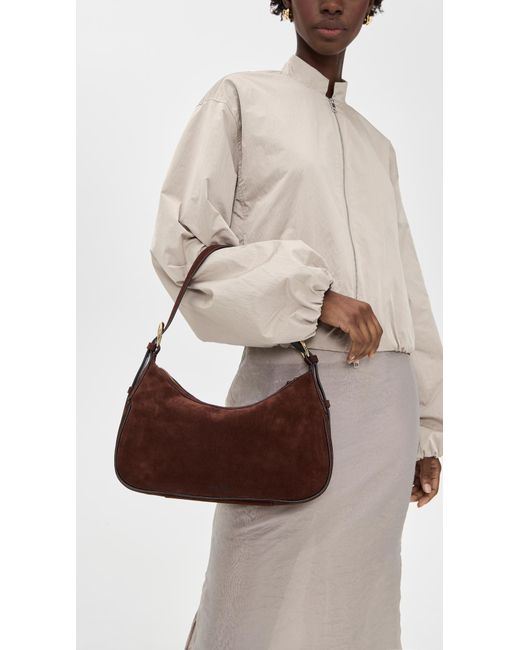 Staud Brown Pine Shoulder Bag