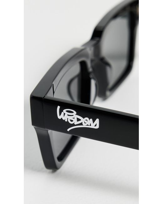 Wisdom Black Frame 43 Sunglasses