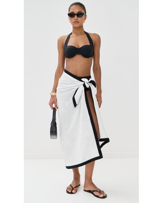 Staud Black Electra Bikini Top
