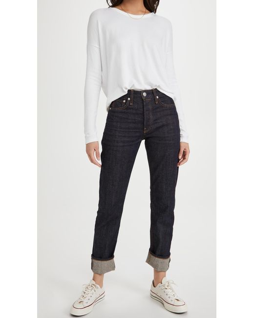Rag & Bone White The Knit Longsleeve Top
