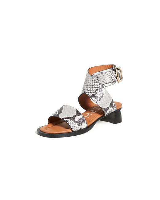 block heel wrap sandals