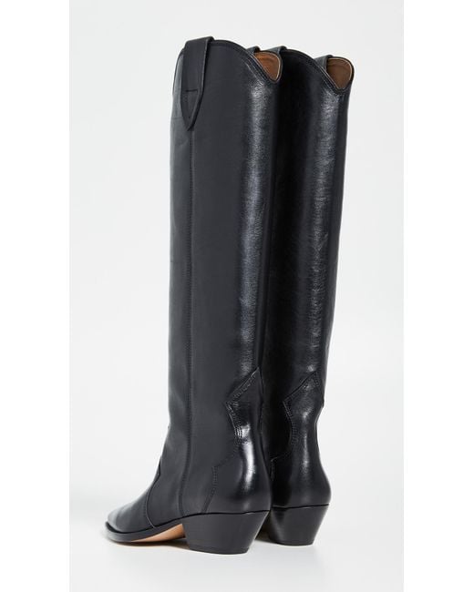 Isabel Marant Black Denvee High Boots