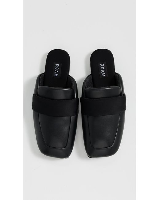 Roam Black Puffy Loafers