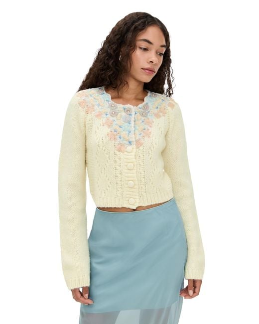 Free People Blue Pixie Cardigan