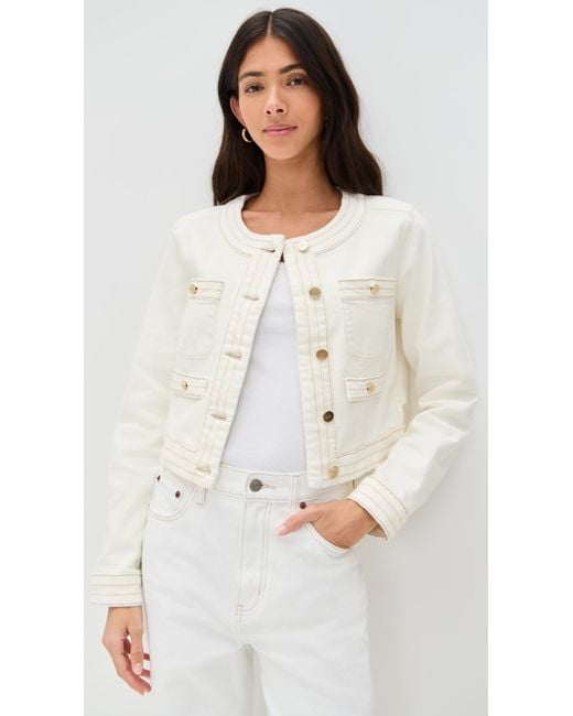 PAIGE White Kiya Jacket
