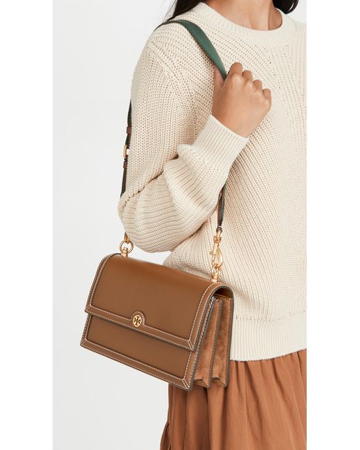 tory burch sling bag brown