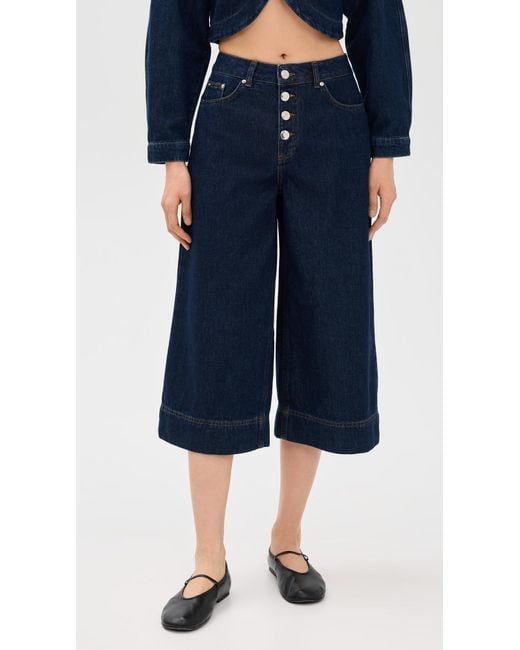 ALIGNE Blue Miles Crop Jeans