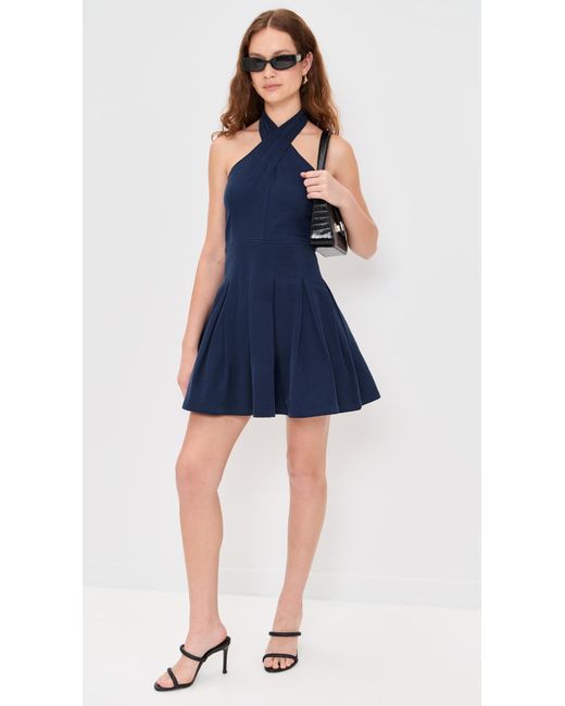 DL1961 Halter Mini Dress in Blue | Lyst DL1961 Halter Mini Dress in Blue | Lyst