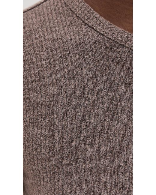 Agolde Brown Delphi Slim Tee