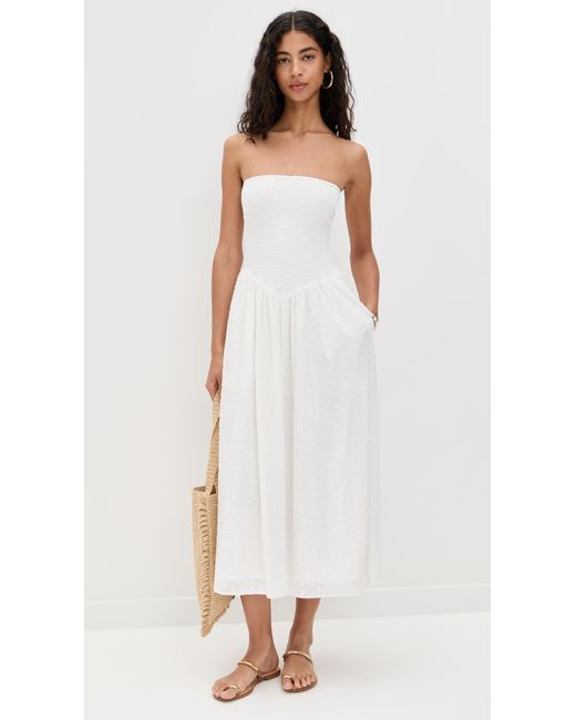 Wayf White Melody Convertible Dress
