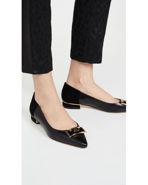 ＊TORY BURCH＊ GIGI POINTY TOE FLAT 関税/送料込 Tory Burch Gigi Pointed Toe Flats in Black | Lyst