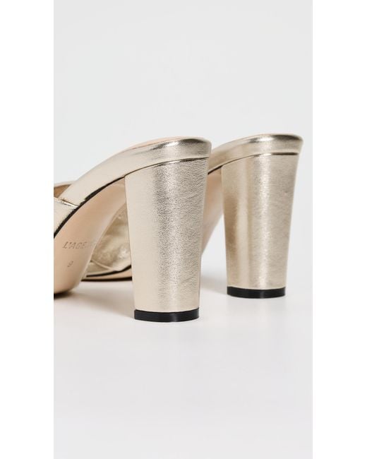 L'Agence Metallic Leonie Sandals