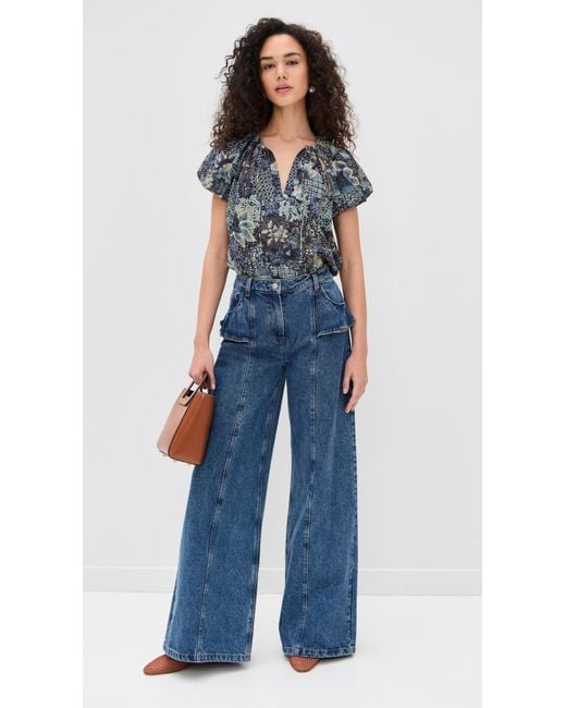 Ulla Johnson Black Issa Top