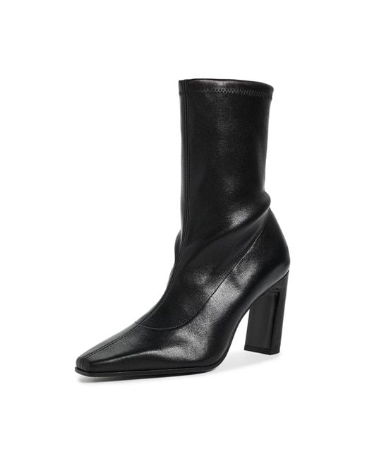 Stuart Weitzman Black Stassi Stretch Booties