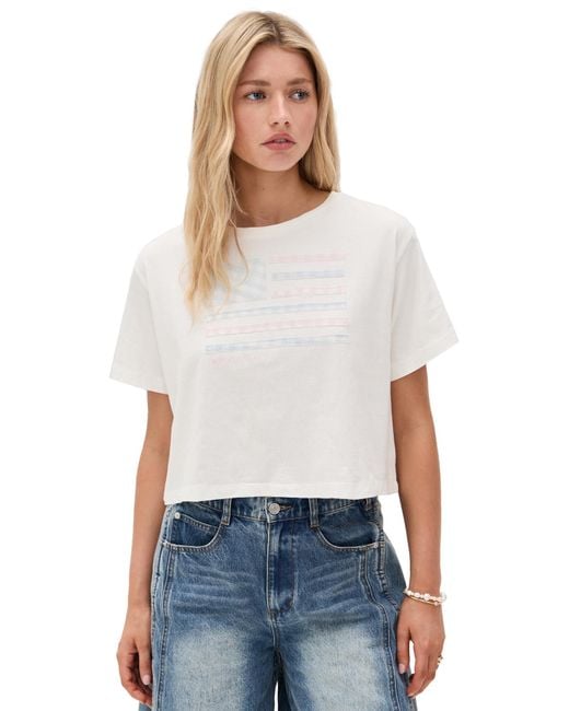 LoveShackFancy White Nyssa Tee