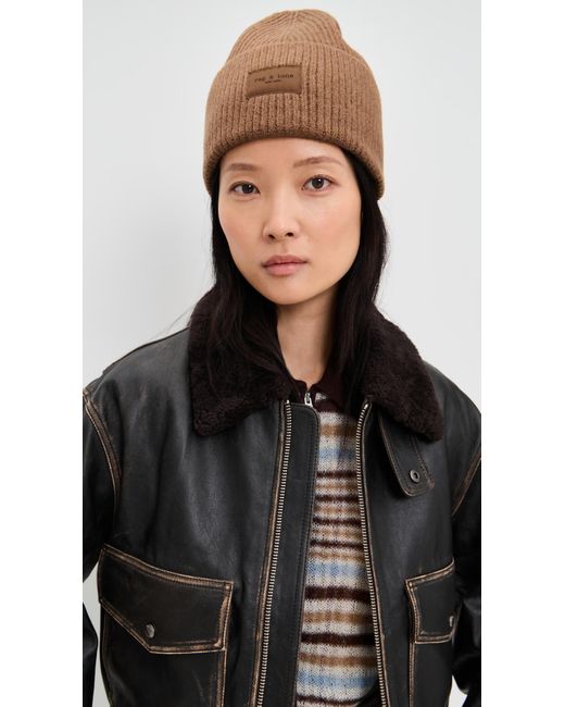 Rag & Bone Natural Blake Beanie