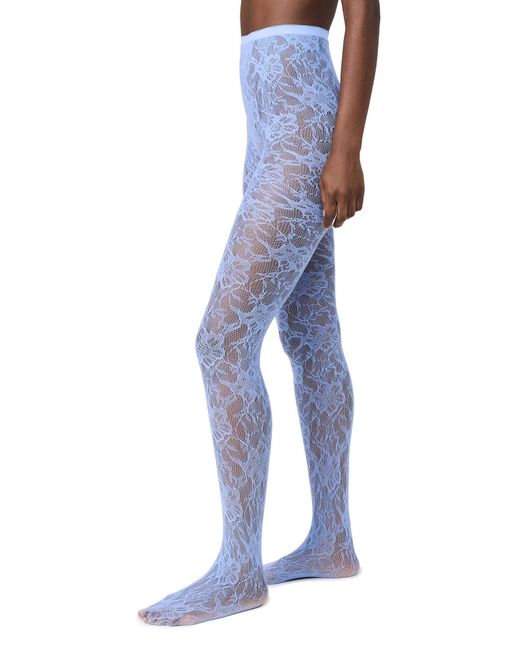 Stems Blue Eden Mesh Tights