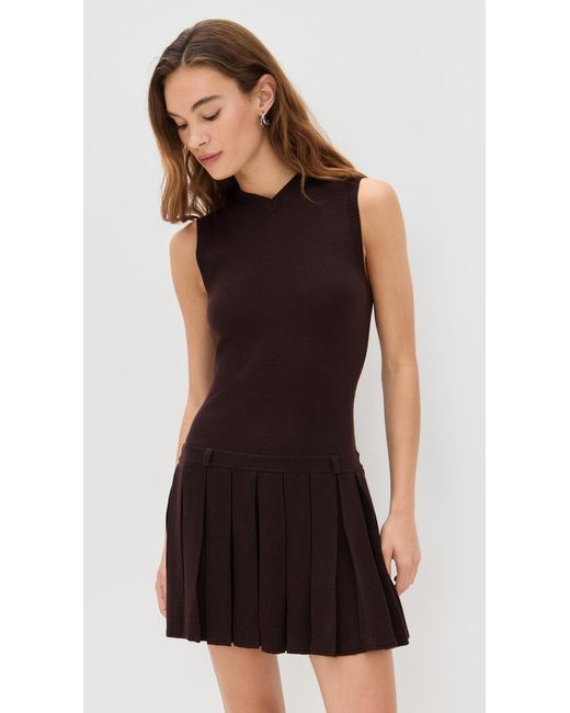 Sandy Liang Black Millie Dress