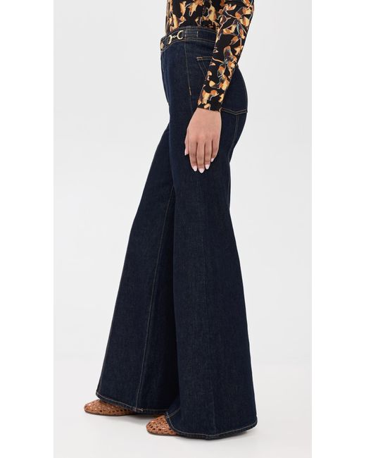 Ulla Johnson Blue The Delphine High Rise Jeans