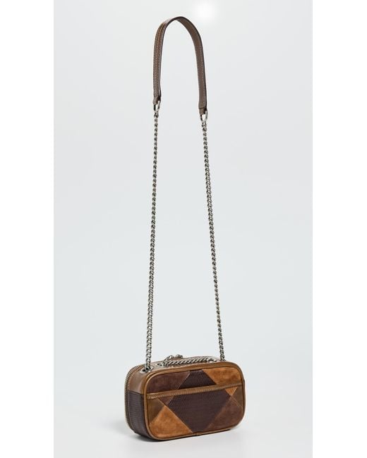Marc Jacobs Brown The Suede Patchwork Softshot Bag
