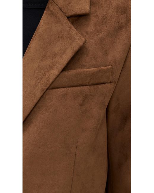 4th & Reckless Brown Ember Faux Suede Blazer
