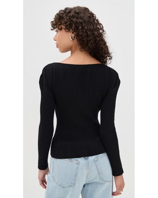 Merlette Black Alma Top
