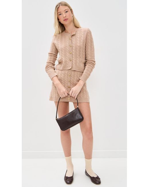 LoveShackFancy Natural Eugenie Cardigan