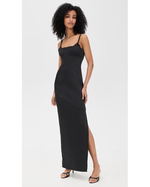 SIR. Poppy Column Dress in Black | Lyst
