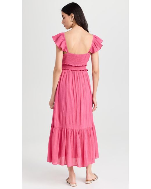 LoveShackFancy Pink Katina Dress