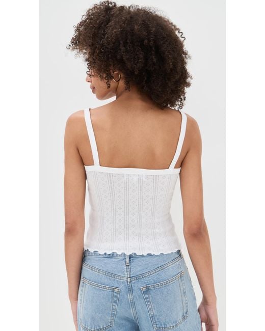 DAZE White Blossom Tank