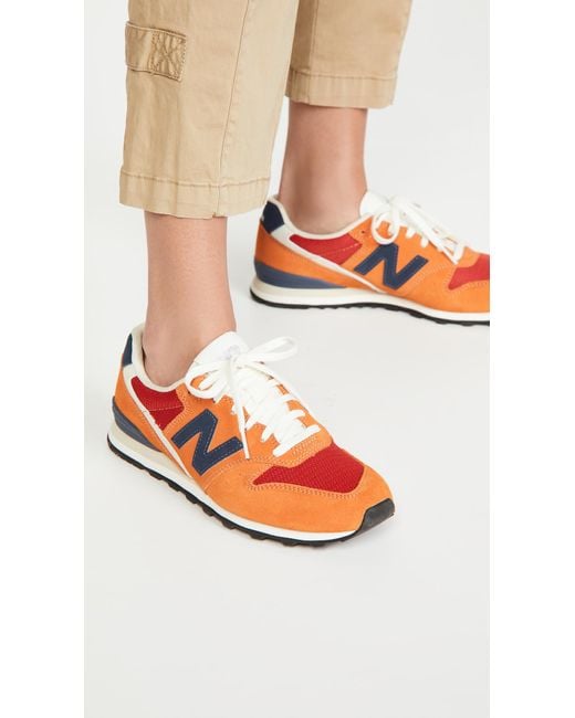 New Balance Orange 996 V2 Sneakers