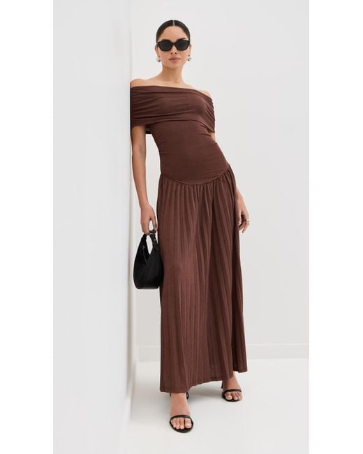 brown lioness dress Original Sin Dress Midi Dress Chocolate