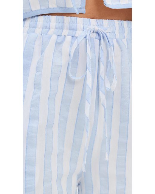 Line & Dot Blue Kamari Pants