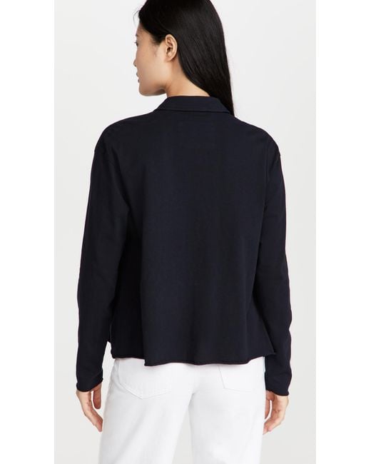 Frank & Eileen Blue Popover Henley Tee