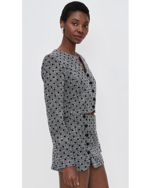 Amanda Uprichard Black Puzzle Jacket