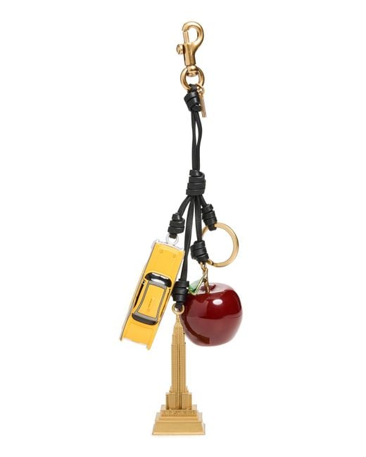 COACH Small New York Cluster Bag Charm Keychain | Lyst