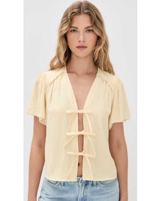 Ramy Brook Blue Selene Top
