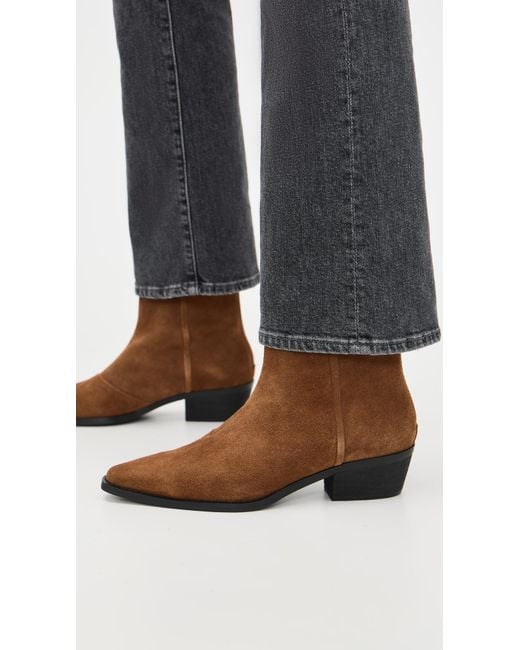 Black Suede Studio Brown Reed Boots