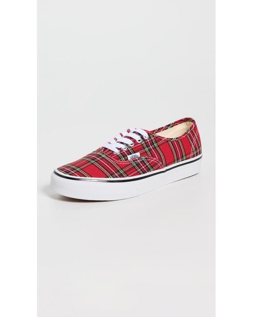 Vans Red Authentic Sneakers