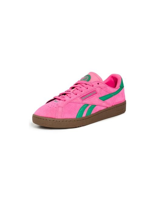 Reebok Pink Club C Grounds Uk Sneakers