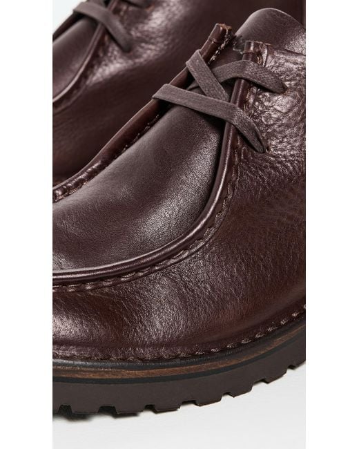 Astorflex Brown Beenflex Leather Lug Sole Lace Up Boots for men