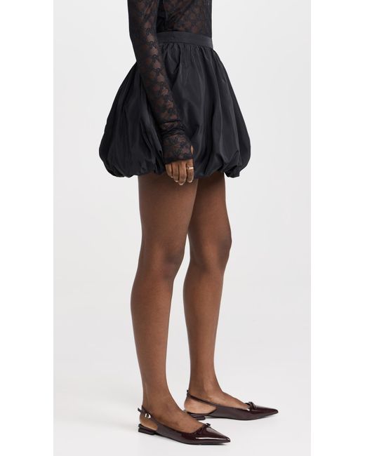 RHODE Black Blanca Skirt
