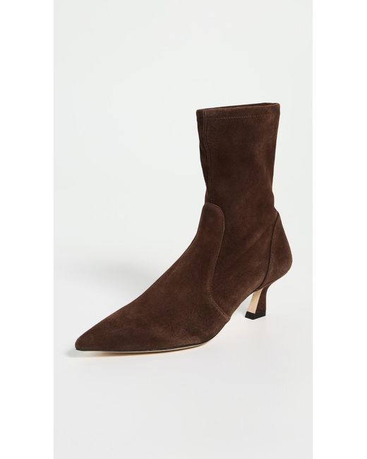 Stuart Weitzman Brown Vinnie 50 Booties