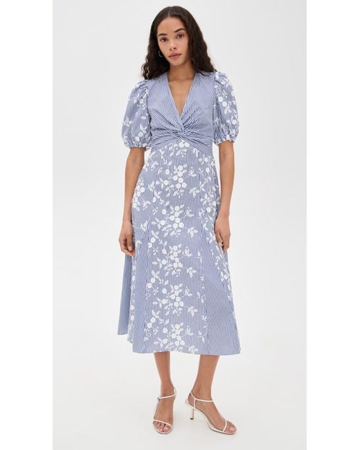 Shoshanna Dion Dress in Blue | Lyst